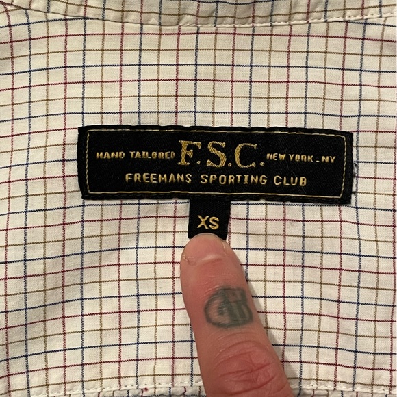 Freeman’s Sporting club men’s casual button down, men’s xs - Picture 3 of 3